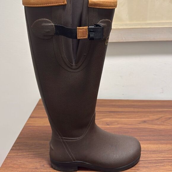 Lacrosse Filly 16 in. Rubber Waterproof Boots in Brown. Size 6. - Picture 2 of 6